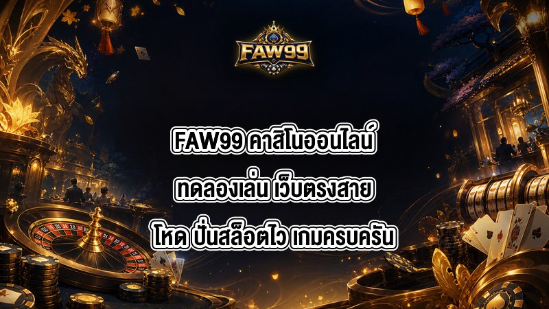 FAW99 คาสิโนออนไลน์ทดลองเล่น