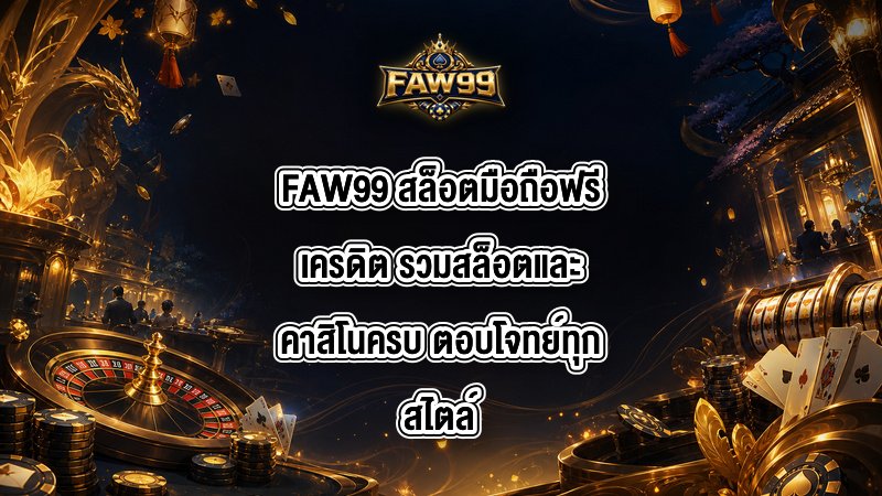 FAW99 สล็อตมือถือฟรีเครดิต